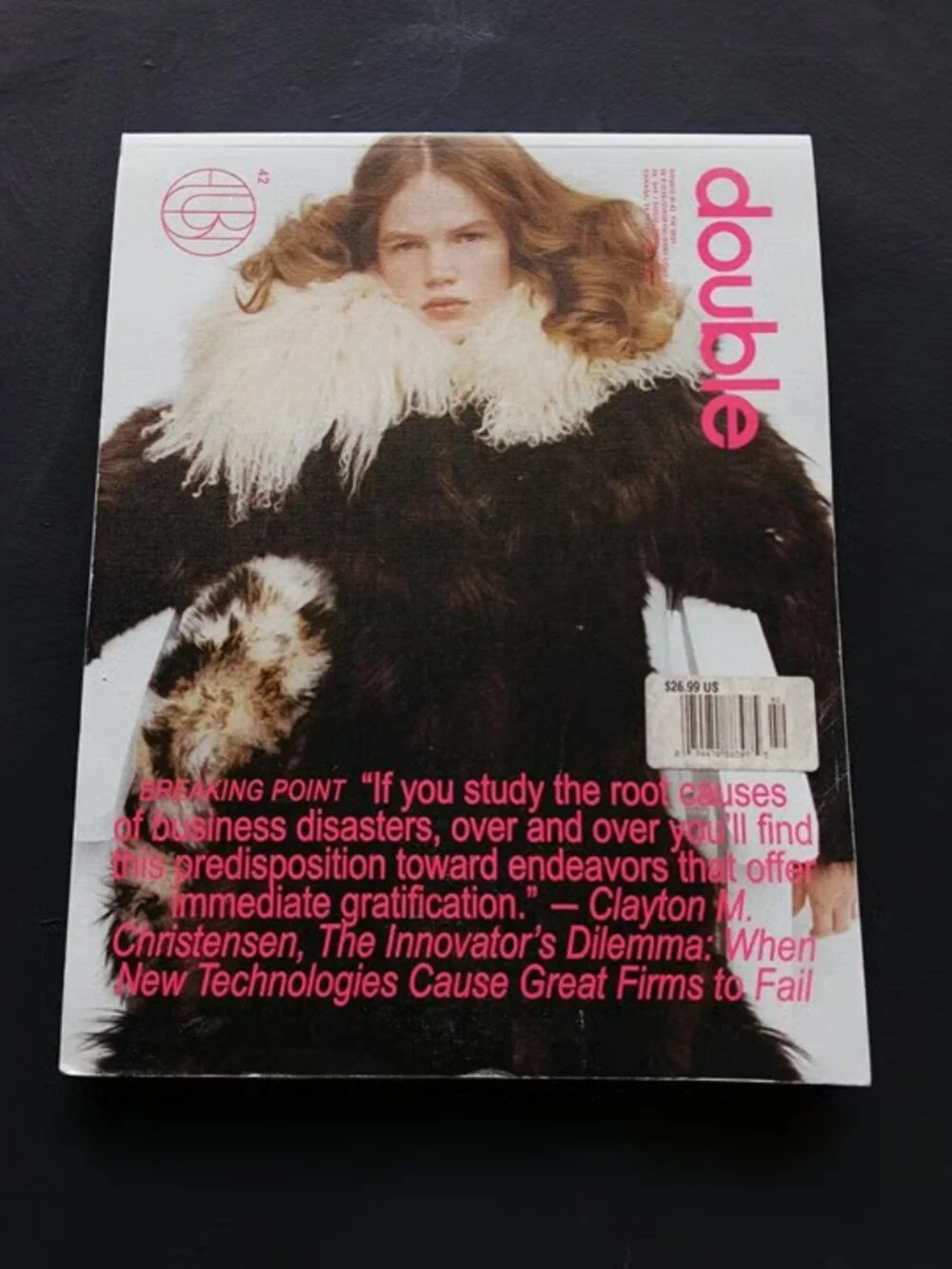 Double Fashion Magazine, Issue 42 FW 2021, 208 Pages, 11 1/2 x 9 3/4
